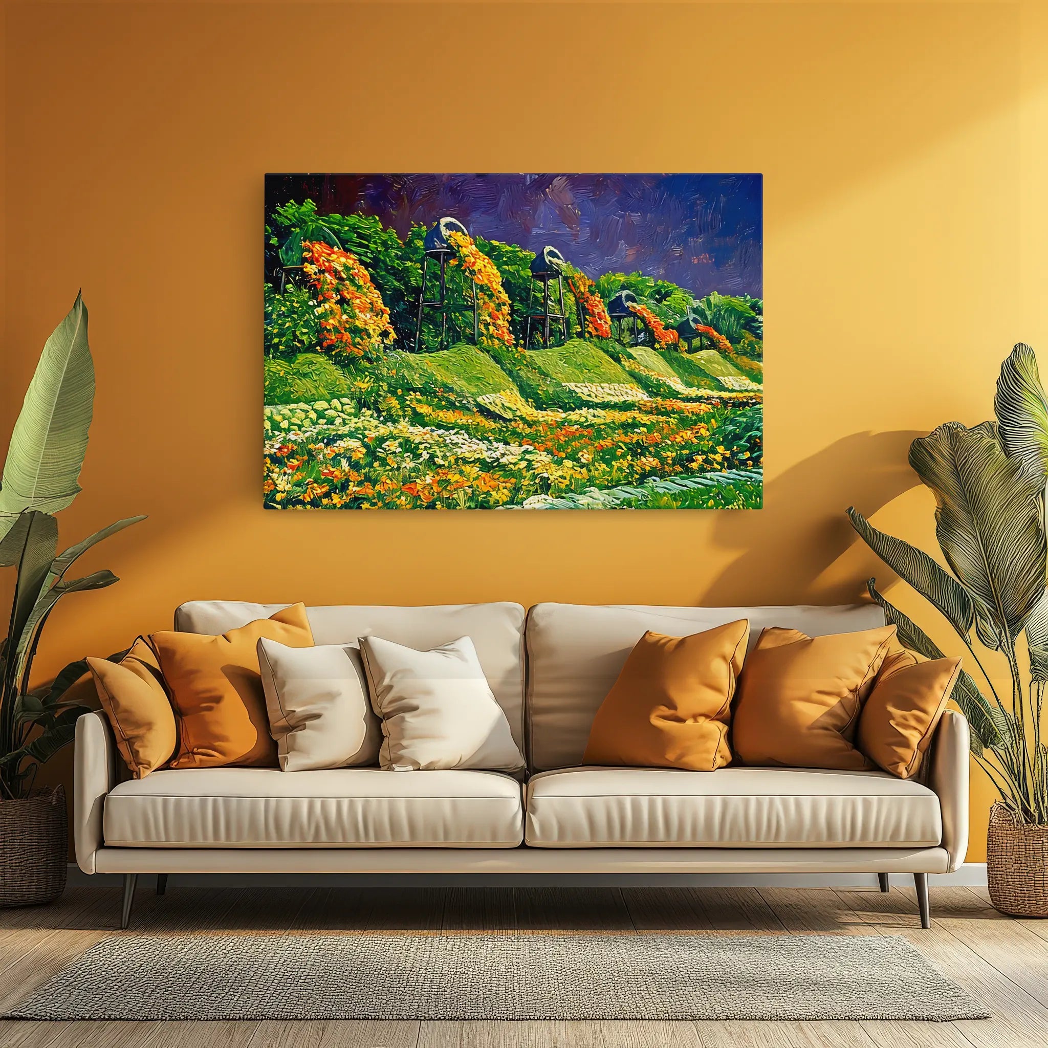Cascading Flower Garden Giclée Print 323007 Visual Wall Art AR3:2H Giclée Print