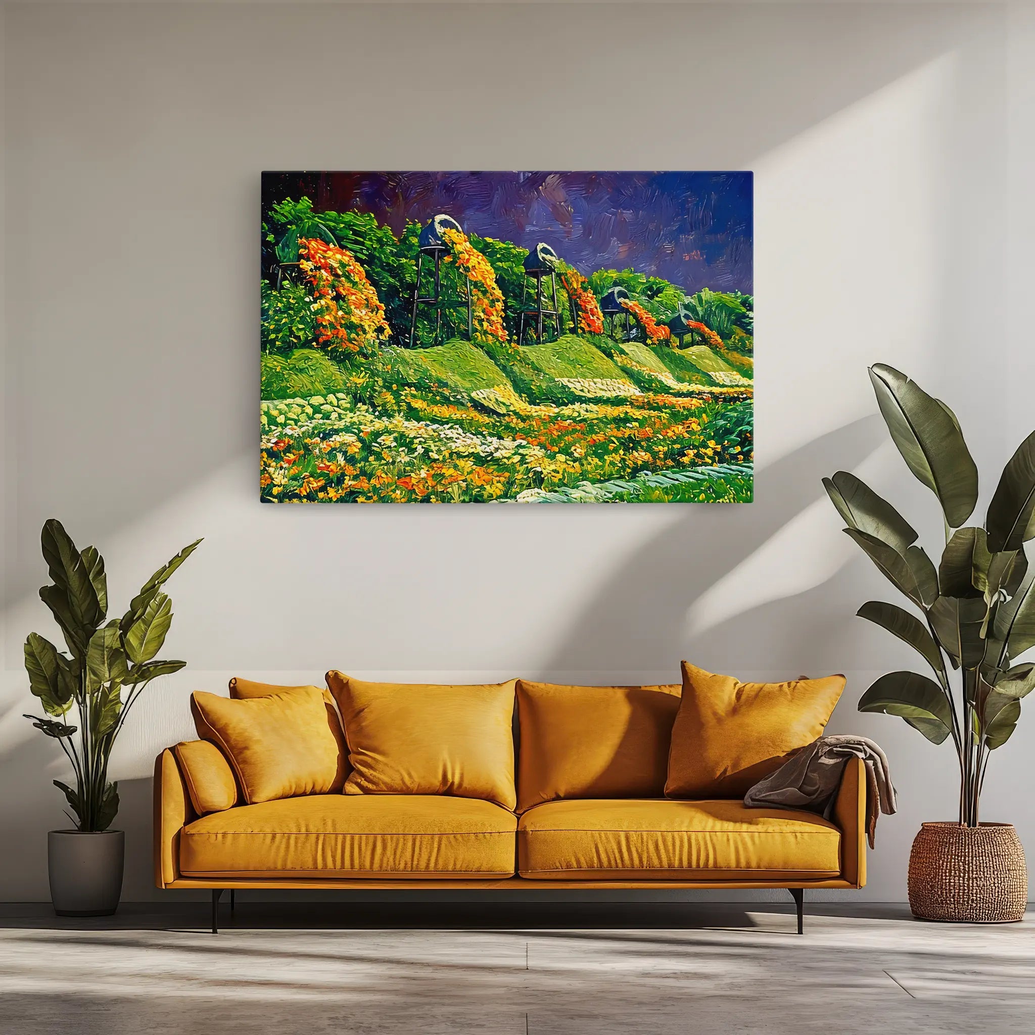 Cascading Flower Garden Giclée Print 323007 Visual Wall Art AR3:2H Giclée Print