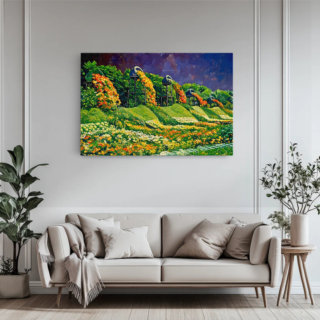 Cascading Flower Garden Giclée Print 323007 Visual Wall Art AR3:2H Giclée Print