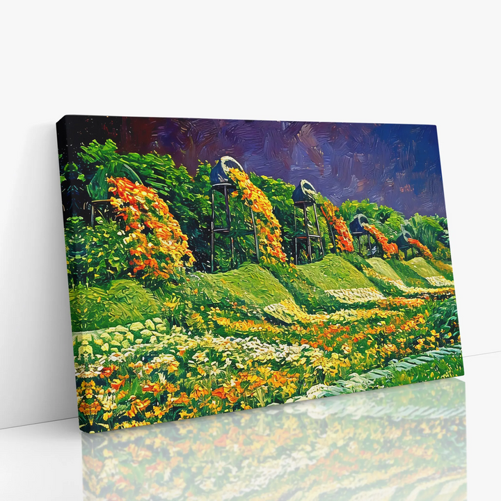 Cascading Flower Garden Giclée Print 323007 Visual Wall Art AR3:2H Giclée Print