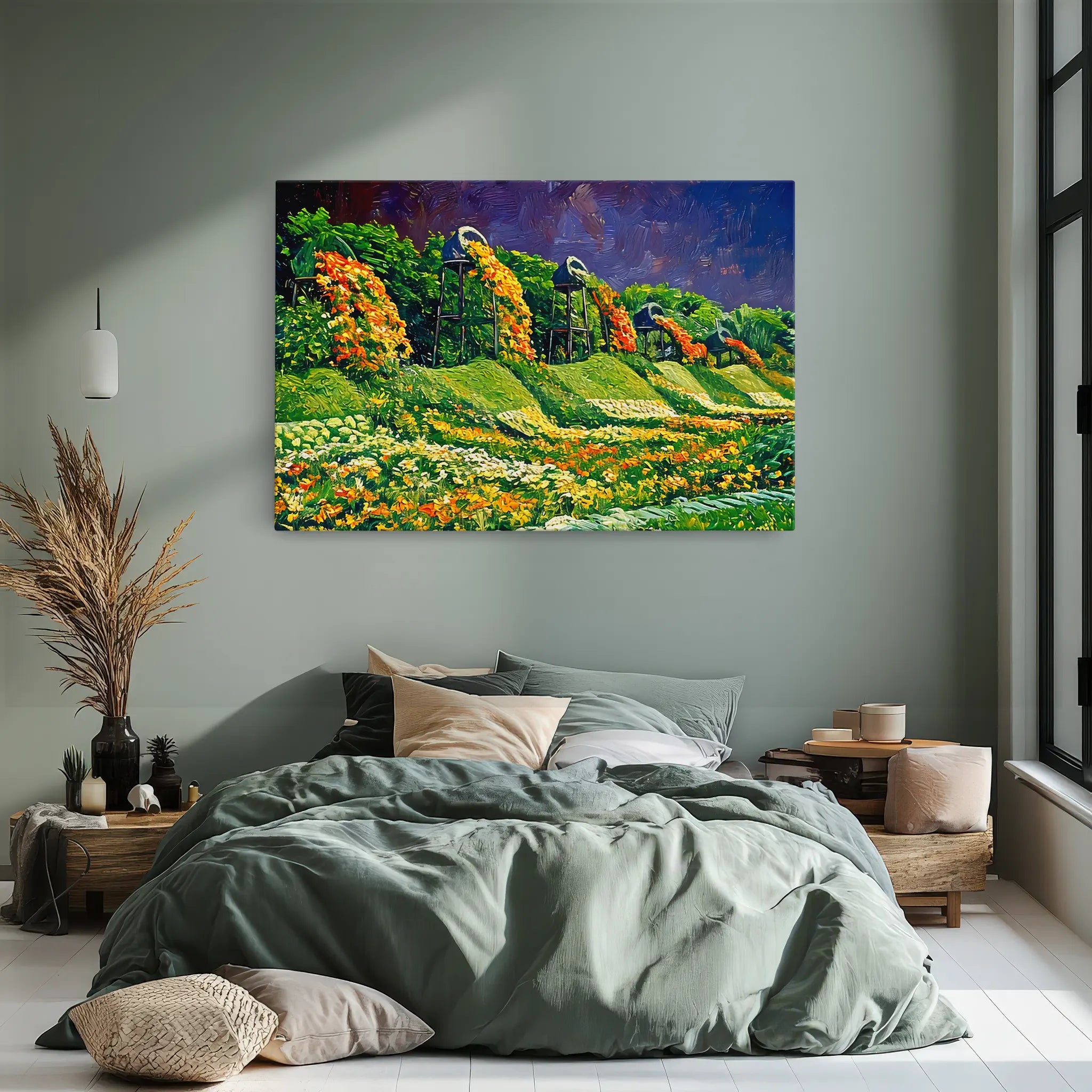 Cascading Flower Garden Giclée Print 323007 Visual Wall Art AR3:2H Giclée Print