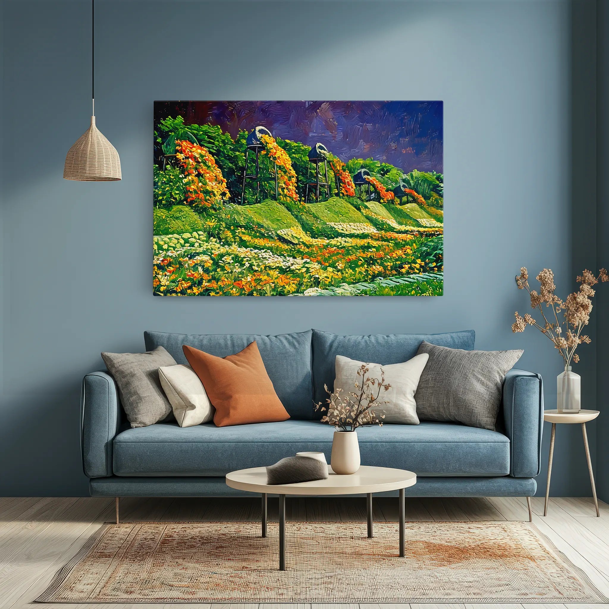 Cascading Flower Garden Giclée Print 323007 Visual Wall Art AR3:2H Giclée Print