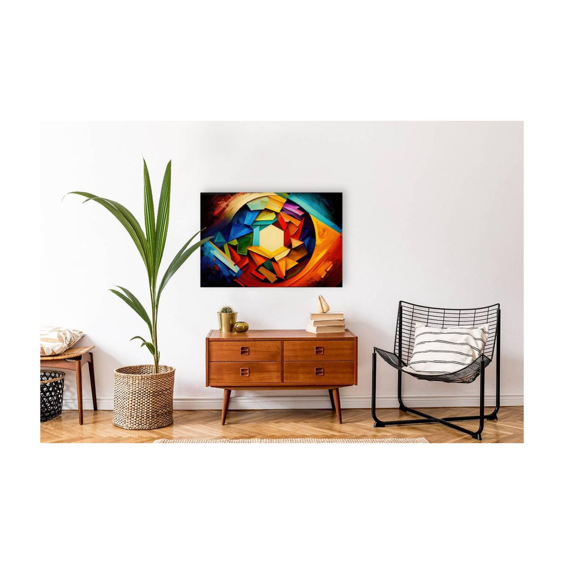 Center Of Attention, Abstract Art Print 32512 Visual Wall Art