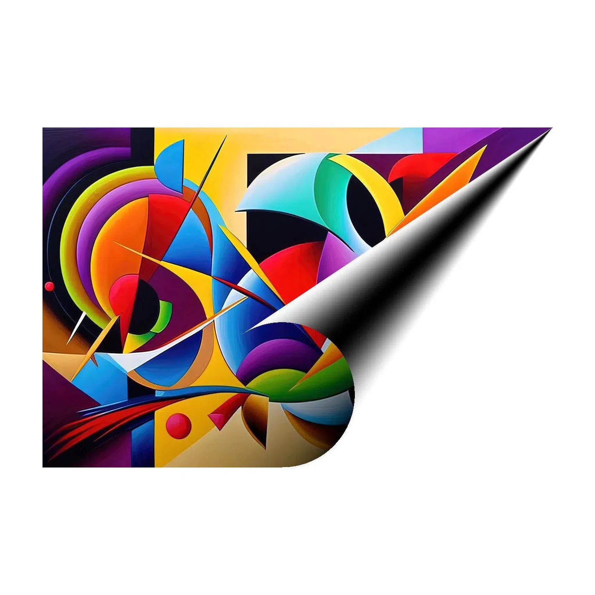 Centerpieces, Abstract Art Print 32520 Giclée Rolled Canvas Print Visual Wall Art