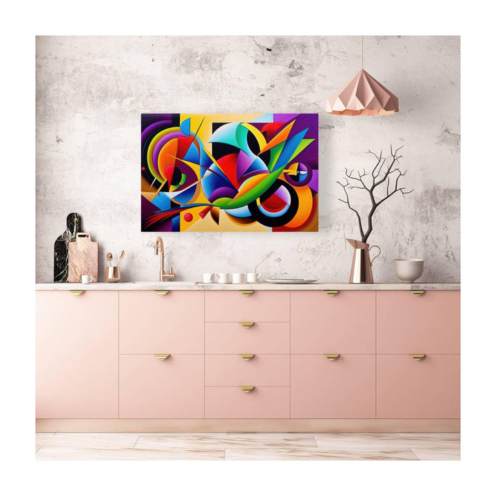 Centerpieces, Abstract Art Print 32520 Visual Wall Art