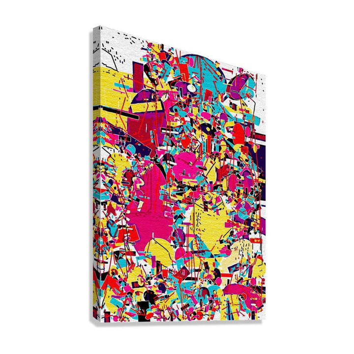 Chaost And Energy Abstract Art Print 23102 Giclée Stretched Canvas Print Visual Wall Art