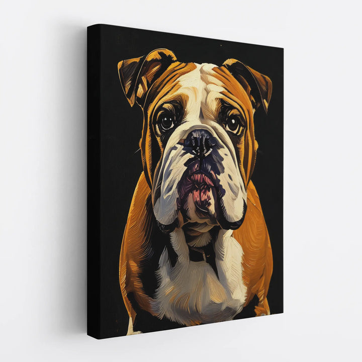 Charming Bulldog Giclée Print 456013 Visual Wall Art AR3:4V-AR4:5V Giclée Print