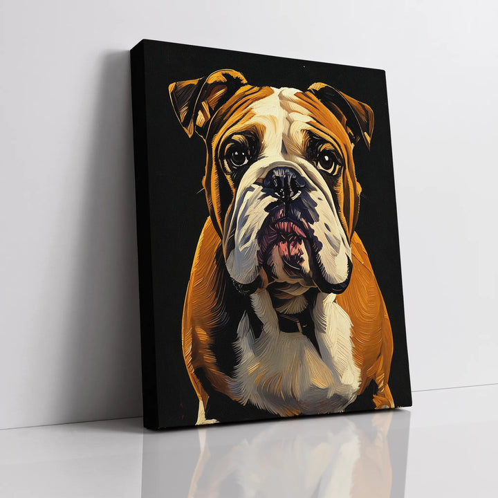 Charming Bulldog Giclée Print 456013 Visual Wall Art AR3:4V-AR4:5V Giclée Print