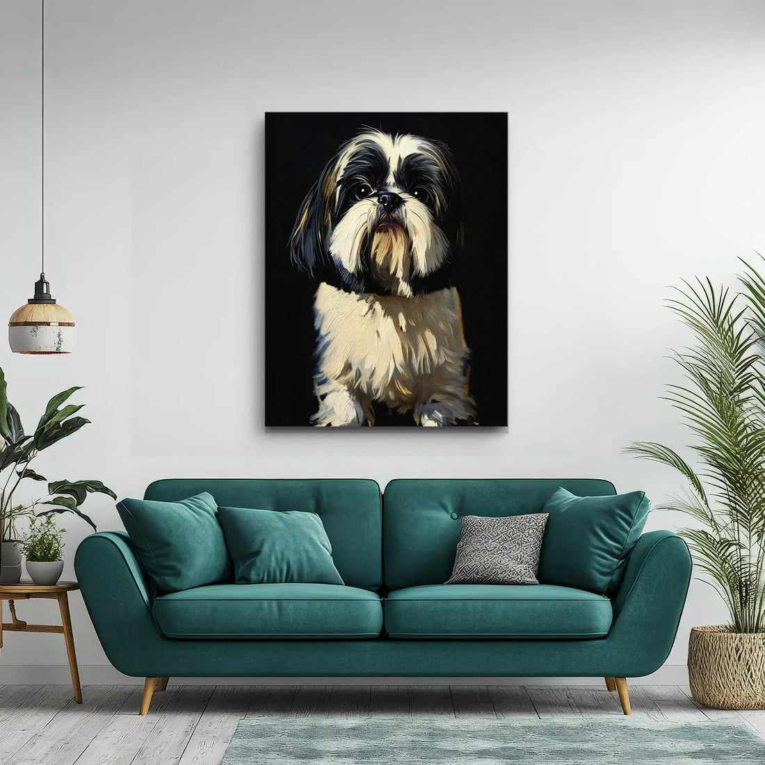 Charming Shih Tzu Giclée Print 456014 Visual Wall Art AR3:4V-AR4:5V Giclée Print
