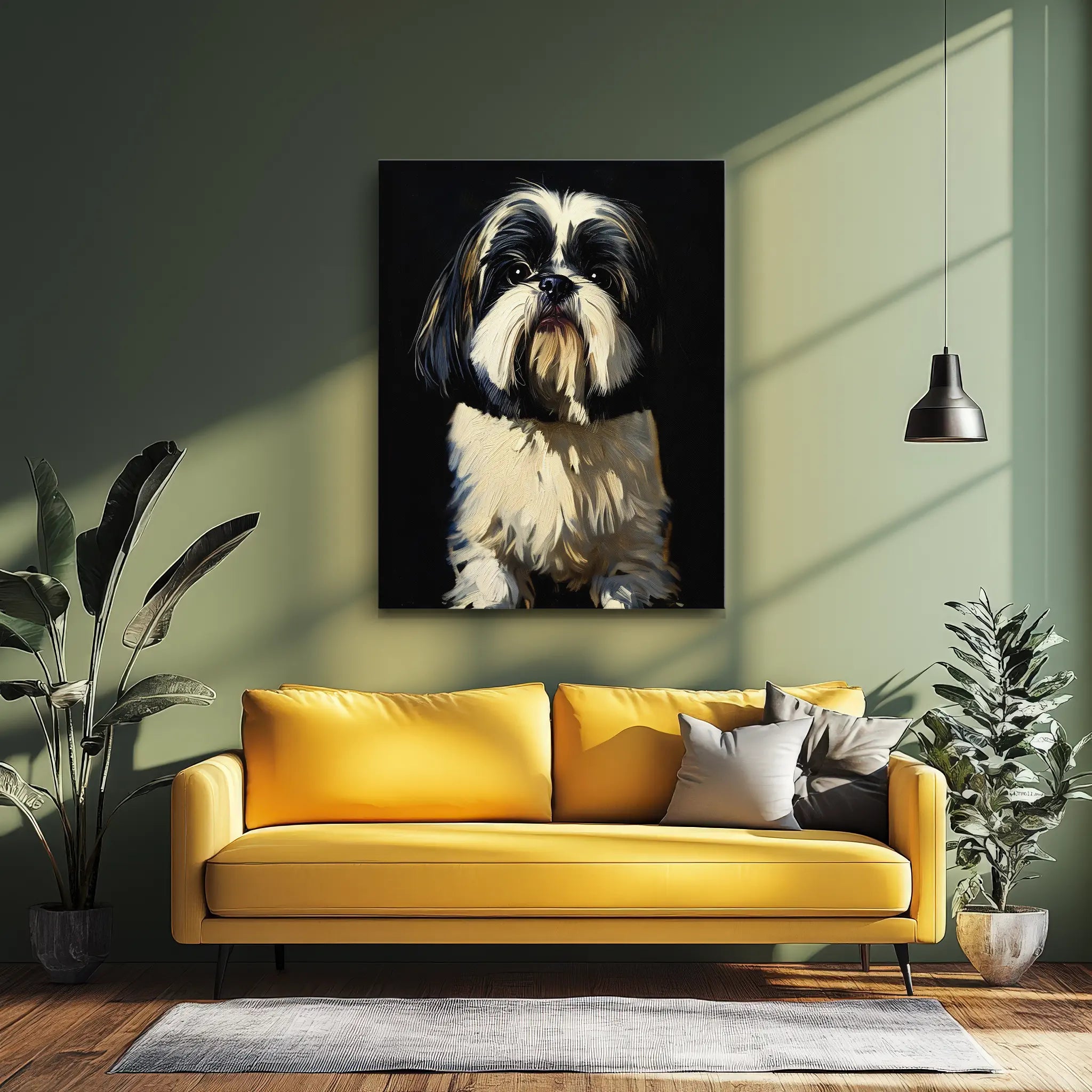 Charming Shih Tzu Giclée Print 456014 Visual Wall Art AR3:4V-AR4:5V Giclée Print