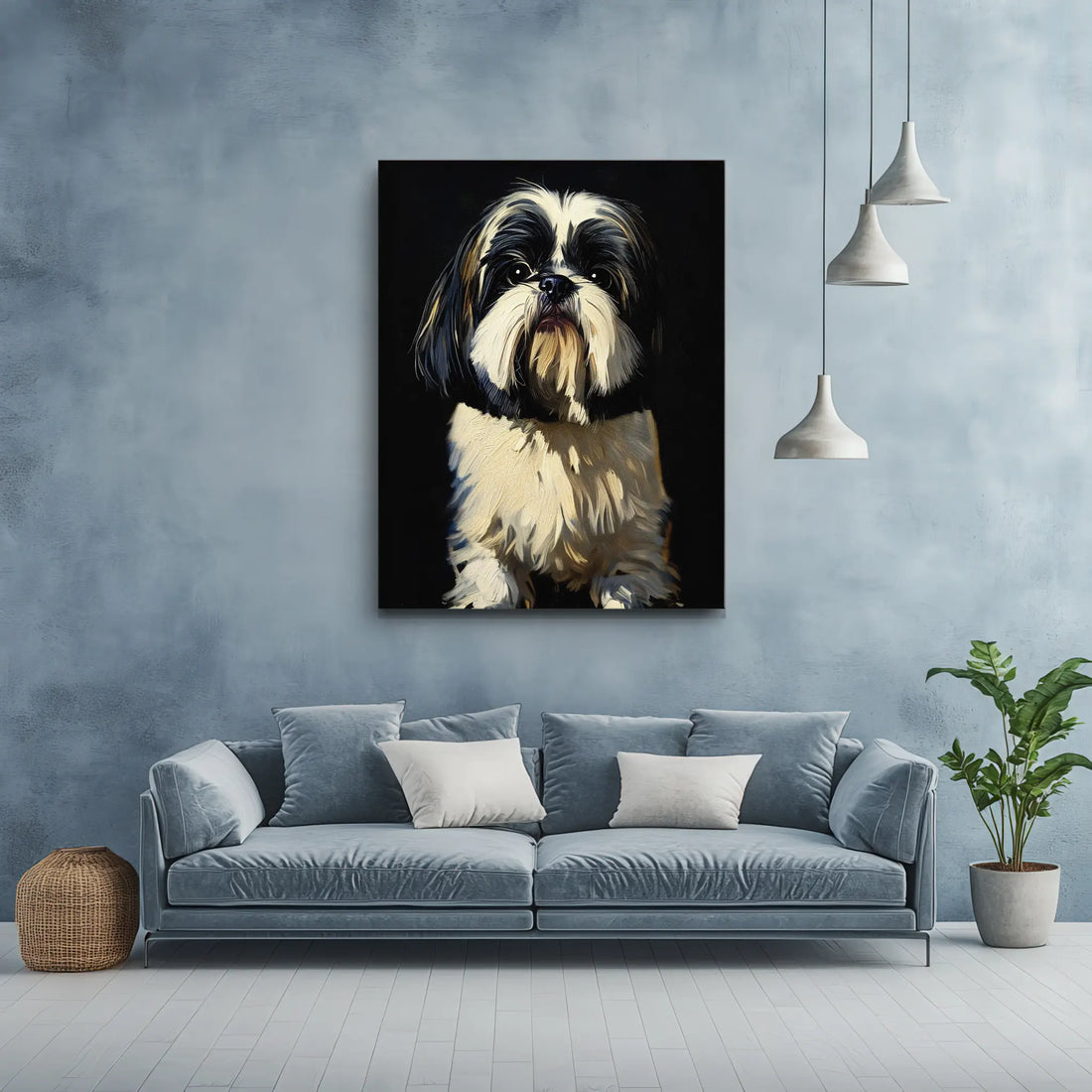 Charming Shih Tzu Giclée Print 456014 Visual Wall Art AR3:4V-AR4:5V Giclée Print
