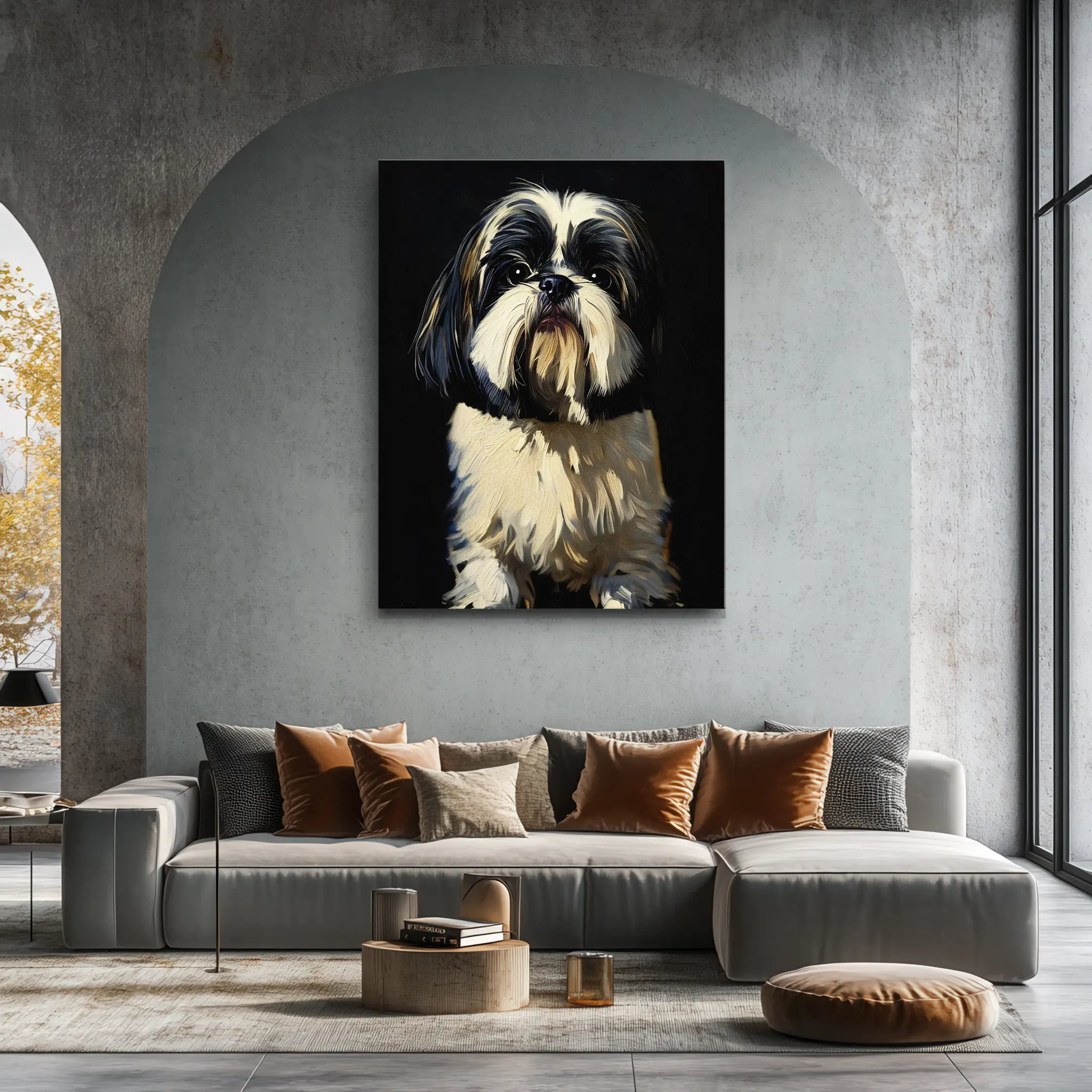 Charming Shih Tzu Giclée Print 456014 Visual Wall Art AR3:4V-AR4:5V Giclée Print