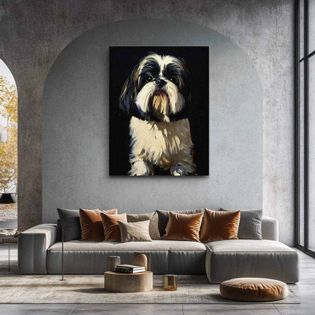 Charming Shih Tzu Giclée Print 456014 Visual Wall Art AR3:4V-AR4:5V Giclée Print