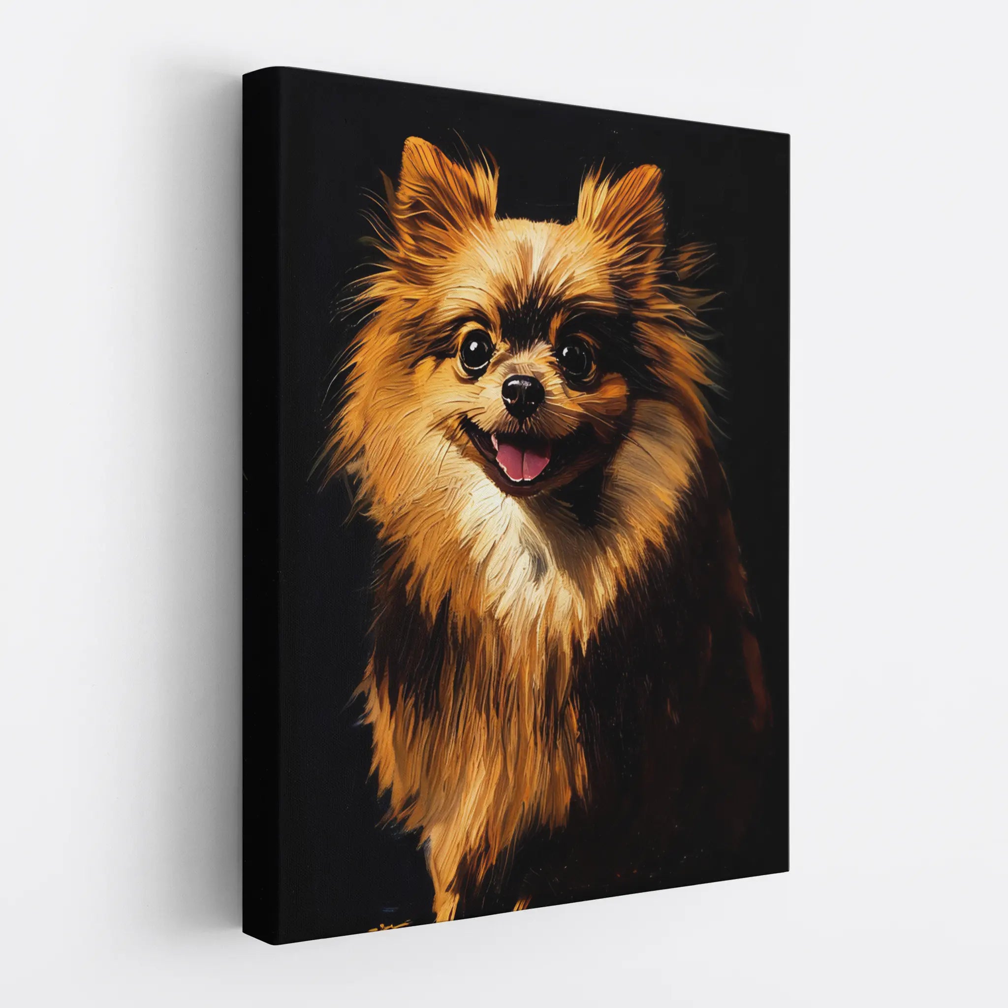 Cheerful Pomeranian Giclée Print 456015 Visual Wall Art AR3:4V-AR4:5V Giclée Print