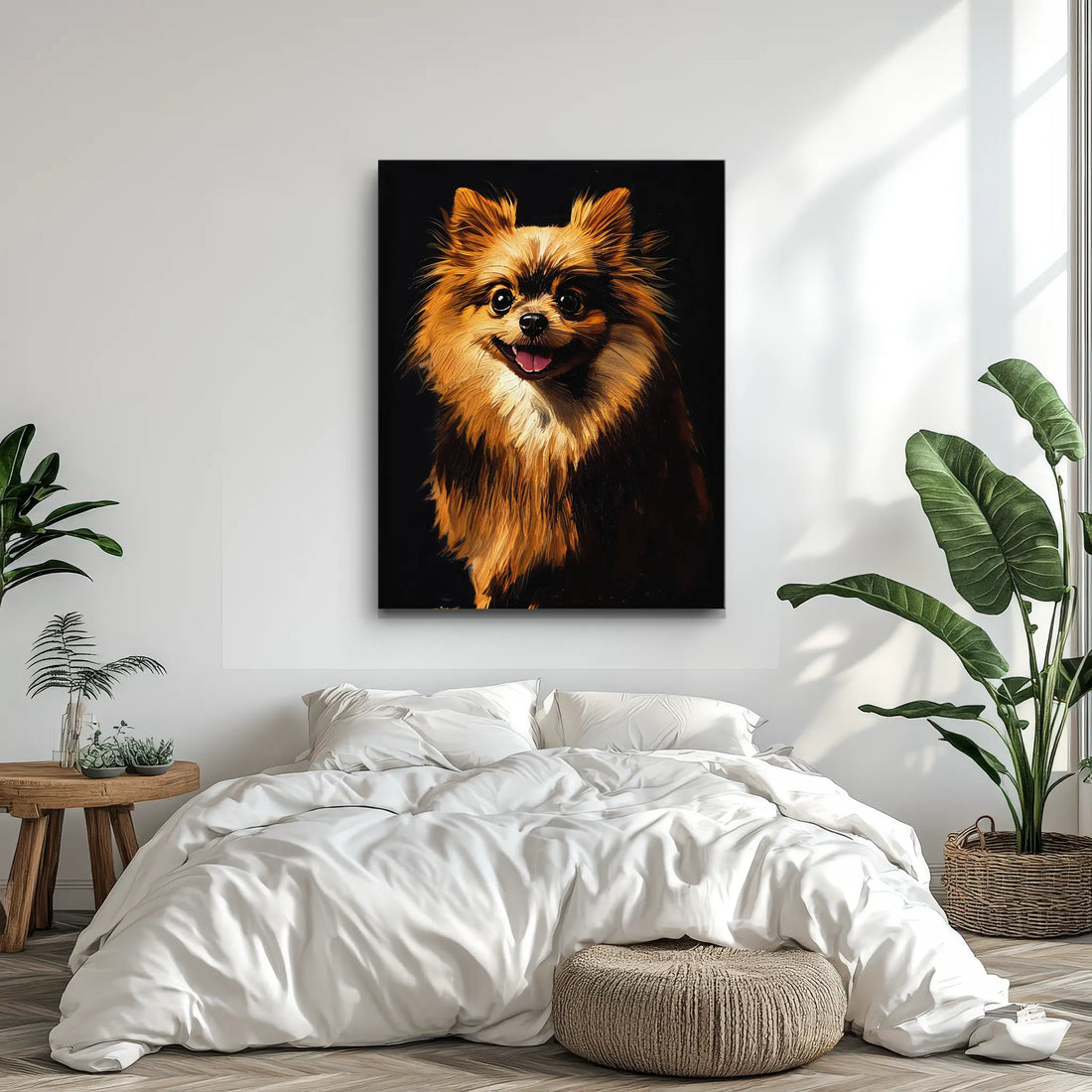 Cheerful Pomeranian Giclée Print 456015 Visual Wall Art AR3:4V-AR4:5V Giclée Print