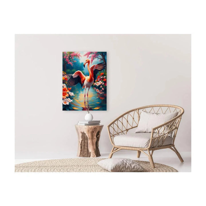 Chilean Flamingo Phoenicopterus Chile, Bird Art Print 34216 Visual Wall Art