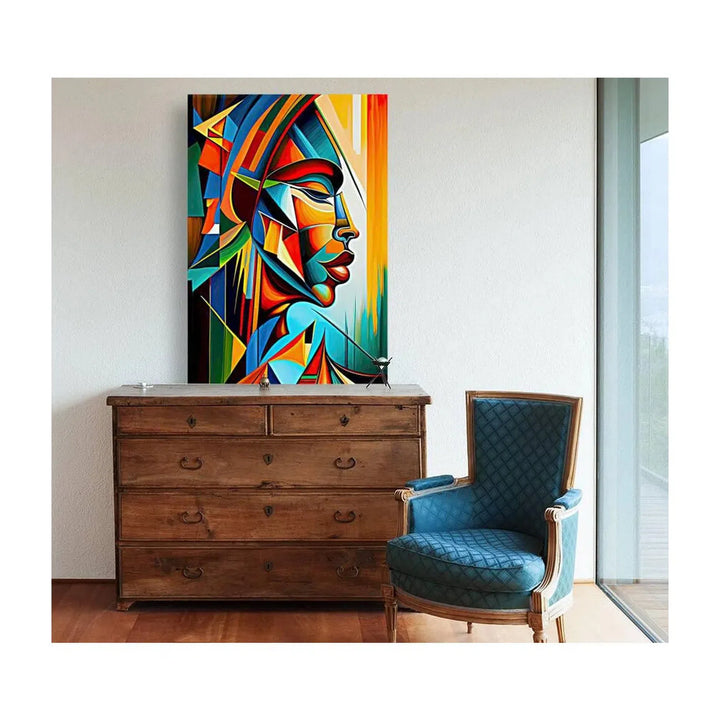 Chosen With Care, Ethnic Abstract Art Print 23165 Visual Wall Art