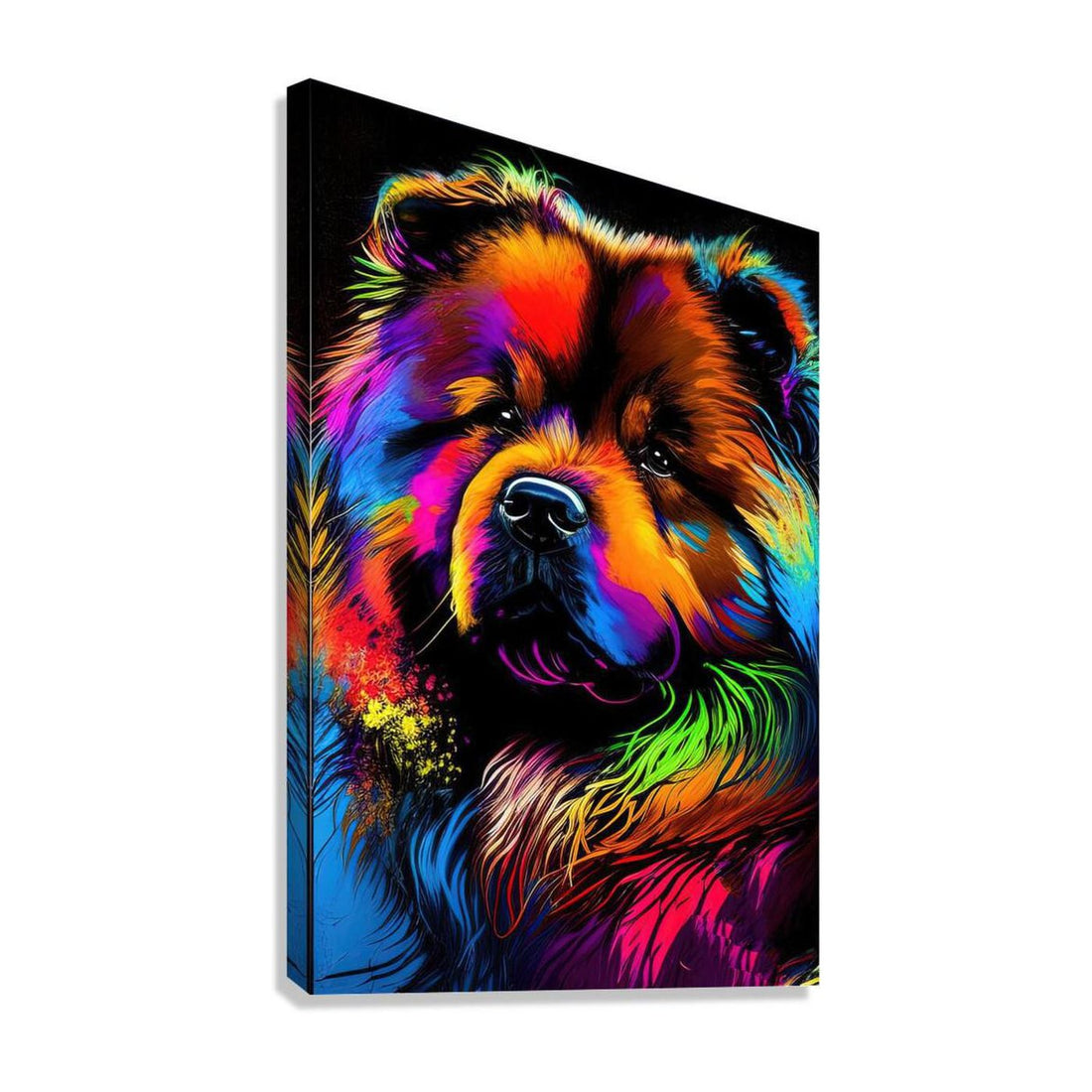 Chow Chow Dog , Paw And Claws, Pet Portrait Print 23700 Giclée Stretched Canvas Print Visual Wall Art