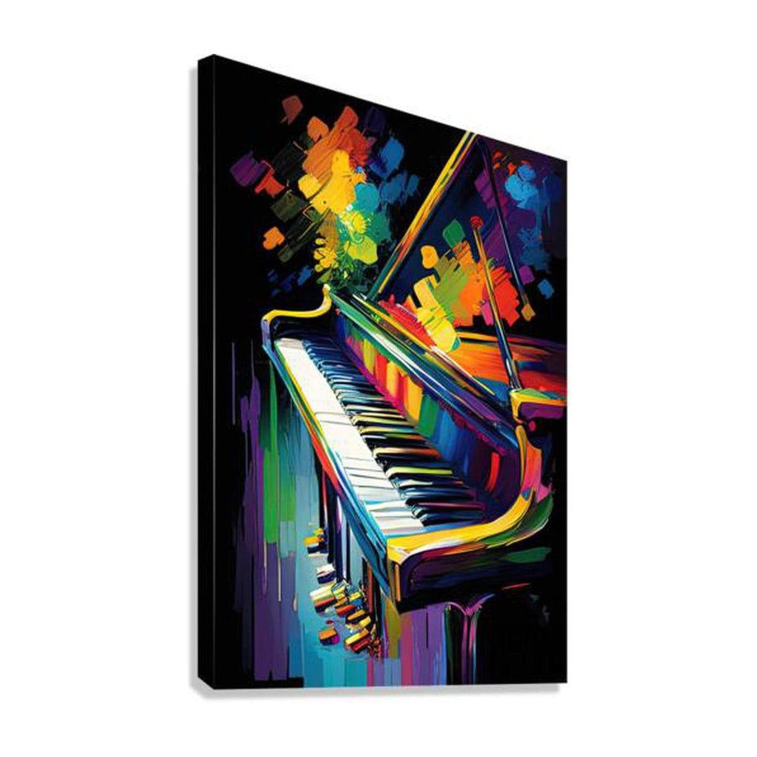 Classical Piano, Clavier Art Print 23401 Giclée Stretched Canvas Print Visual Wall Art