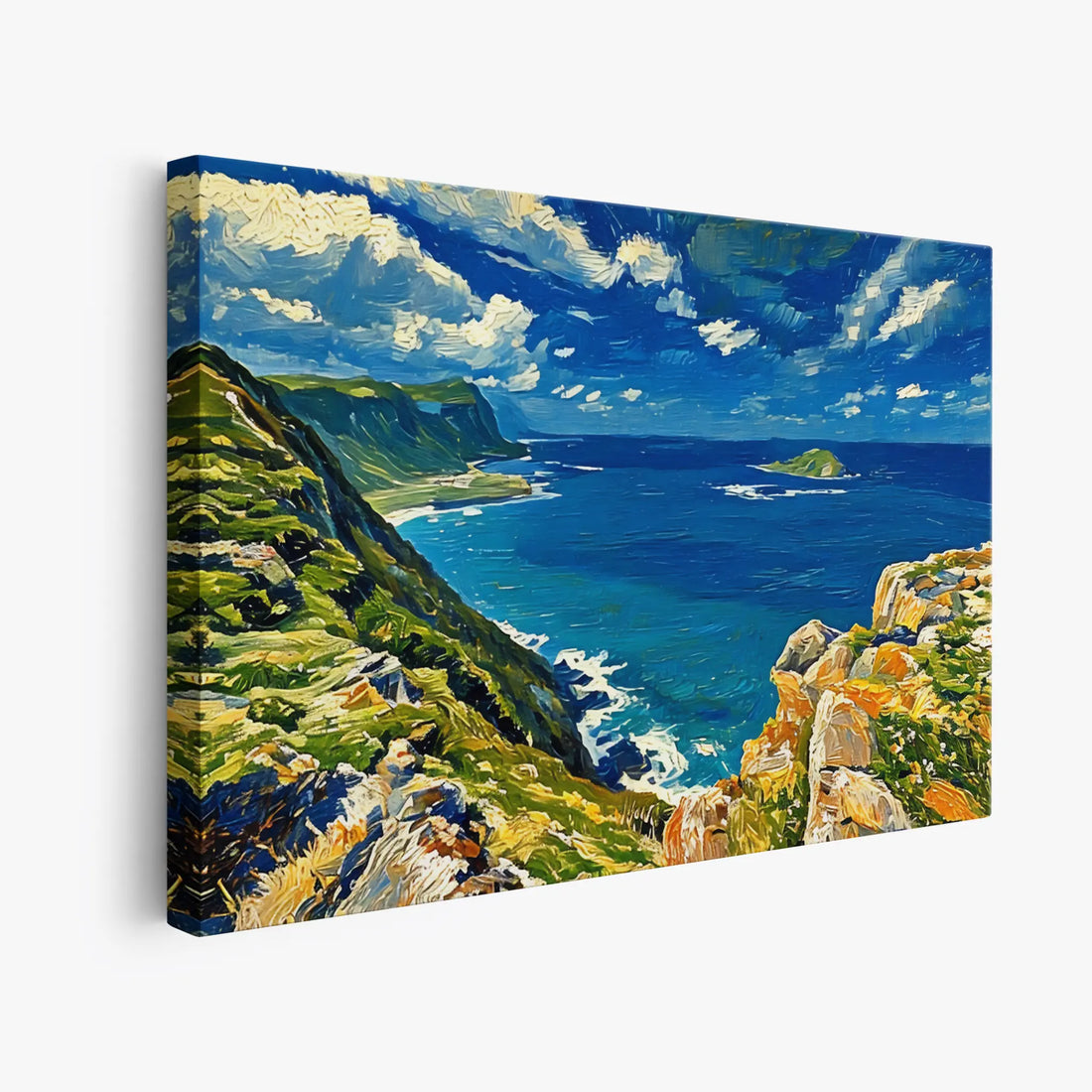 Coastal Cliffs and Blue Ocean Giclée Print 323012 Visual Wall Art AR3:2H Giclée Print