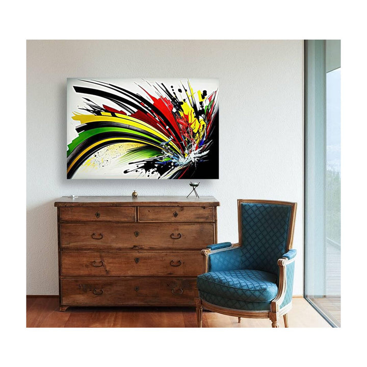 Color Splash, Abstract Art Print 32836 Visual Wall Art