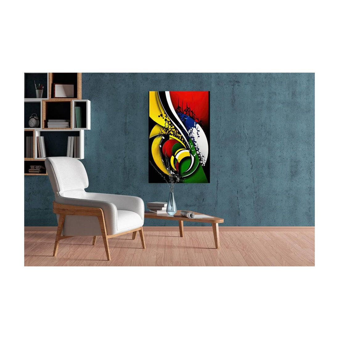 Creation, Abstract Art Print 23636 Visual Wall Art