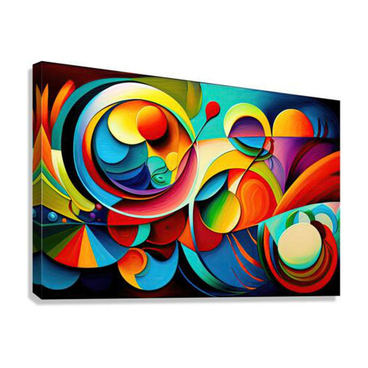 Cynosure, Abstract Art Print 32525 Giclée Stretched Canvas Print Visual Wall Art