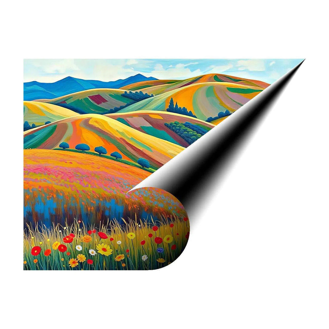 Rolling Hills Nature Art Print 43726 Visual Wall Art