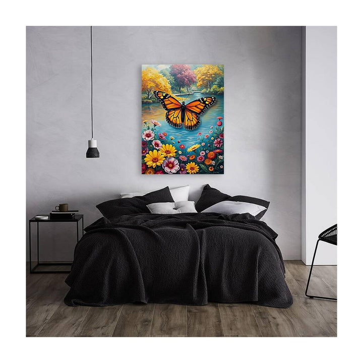 Danaus Monarch Butterfly, Insect Art Print 34254 Visual Wall Art