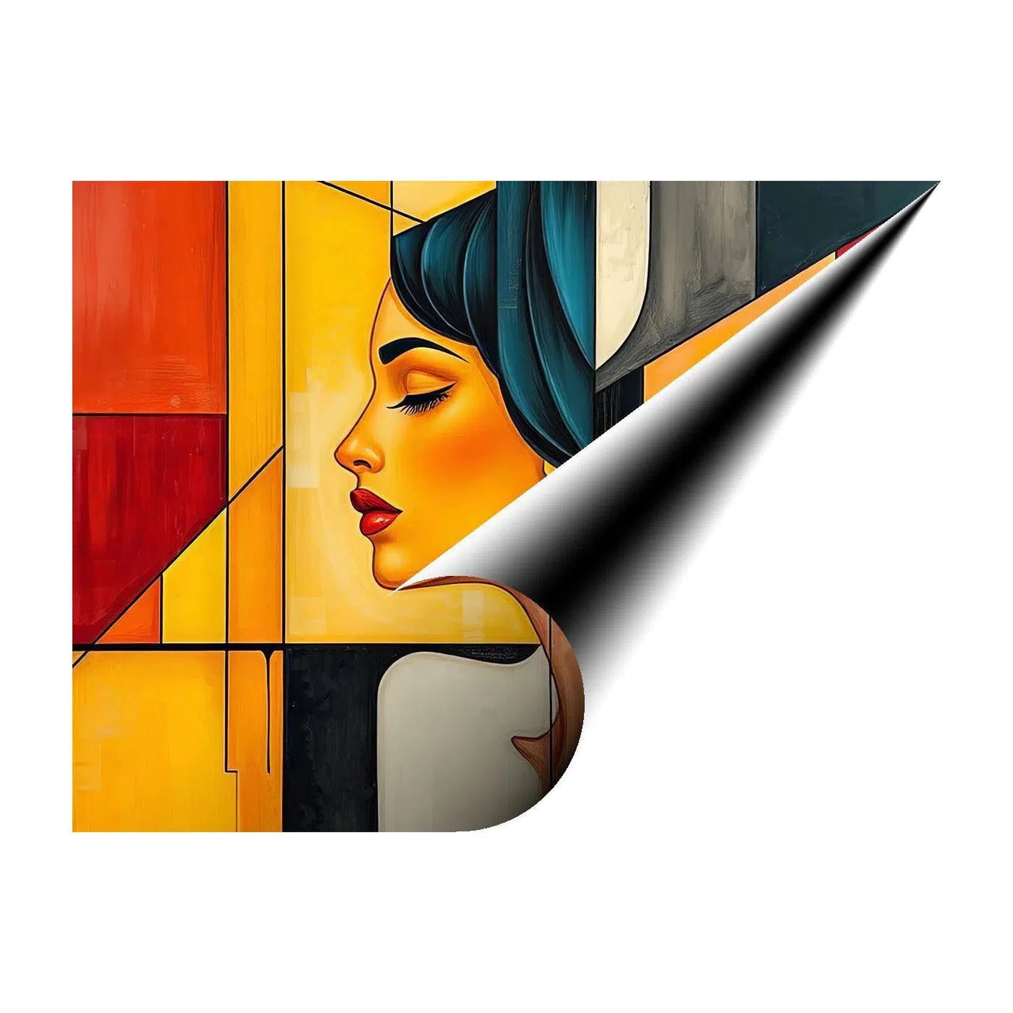 Daydream, Abstract Art Print 43602 Giclée Rolled Canvas Print Visual Wall Art