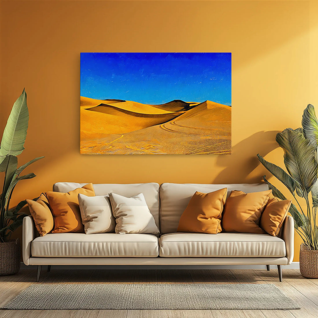 Desert Dunes Under Blue Sky Giclée Print 323013 Visual Wall Art AR3:2H Giclée Print