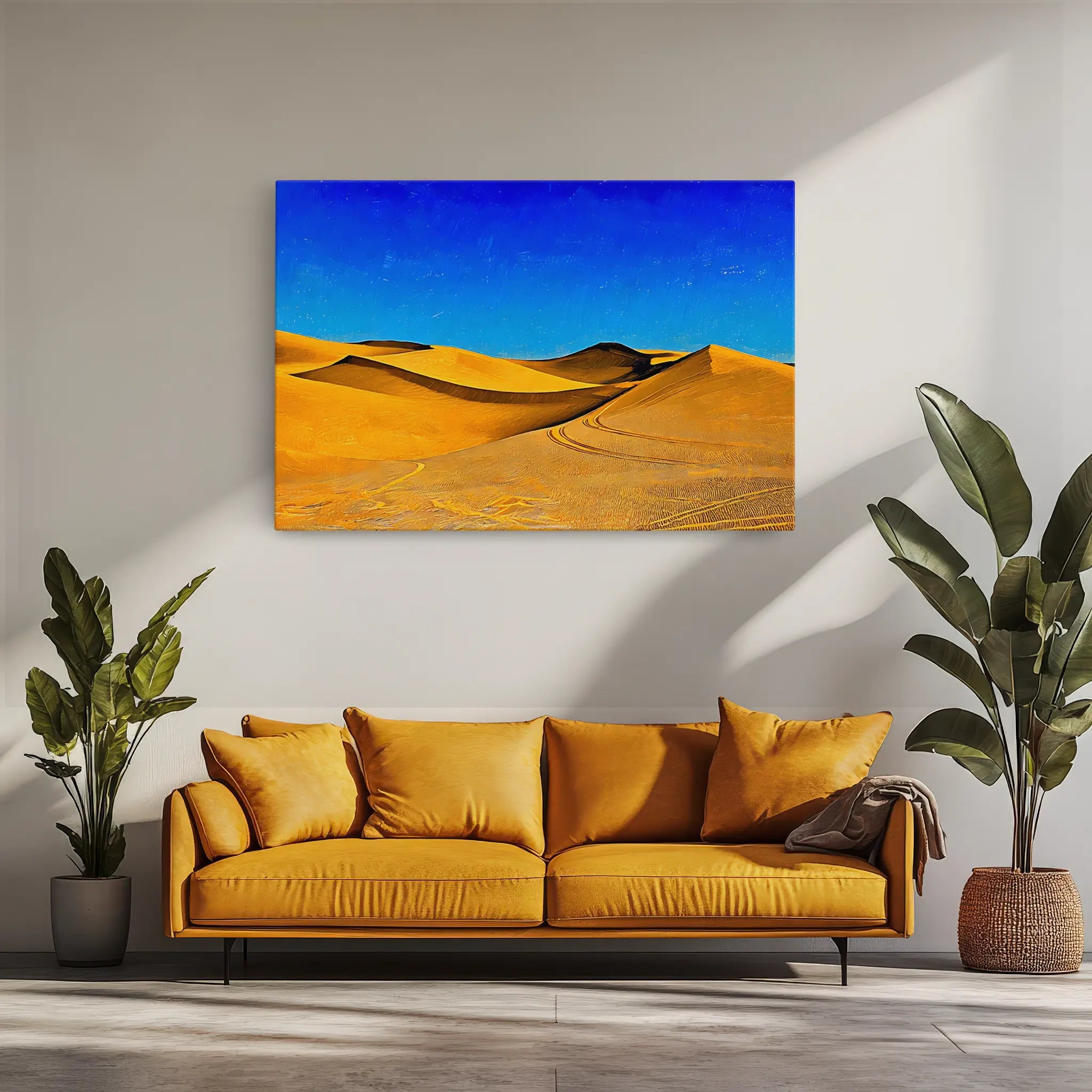 Desert Dunes Under Blue Sky Giclée Print 323013 Visual Wall Art AR3:2H Giclée Print