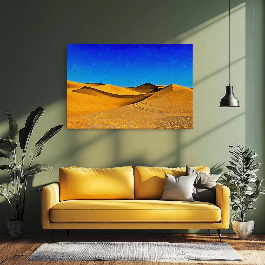 Desert Dunes Under Blue Sky Giclée Print 323013 Visual Wall Art AR3:2H Giclée Print