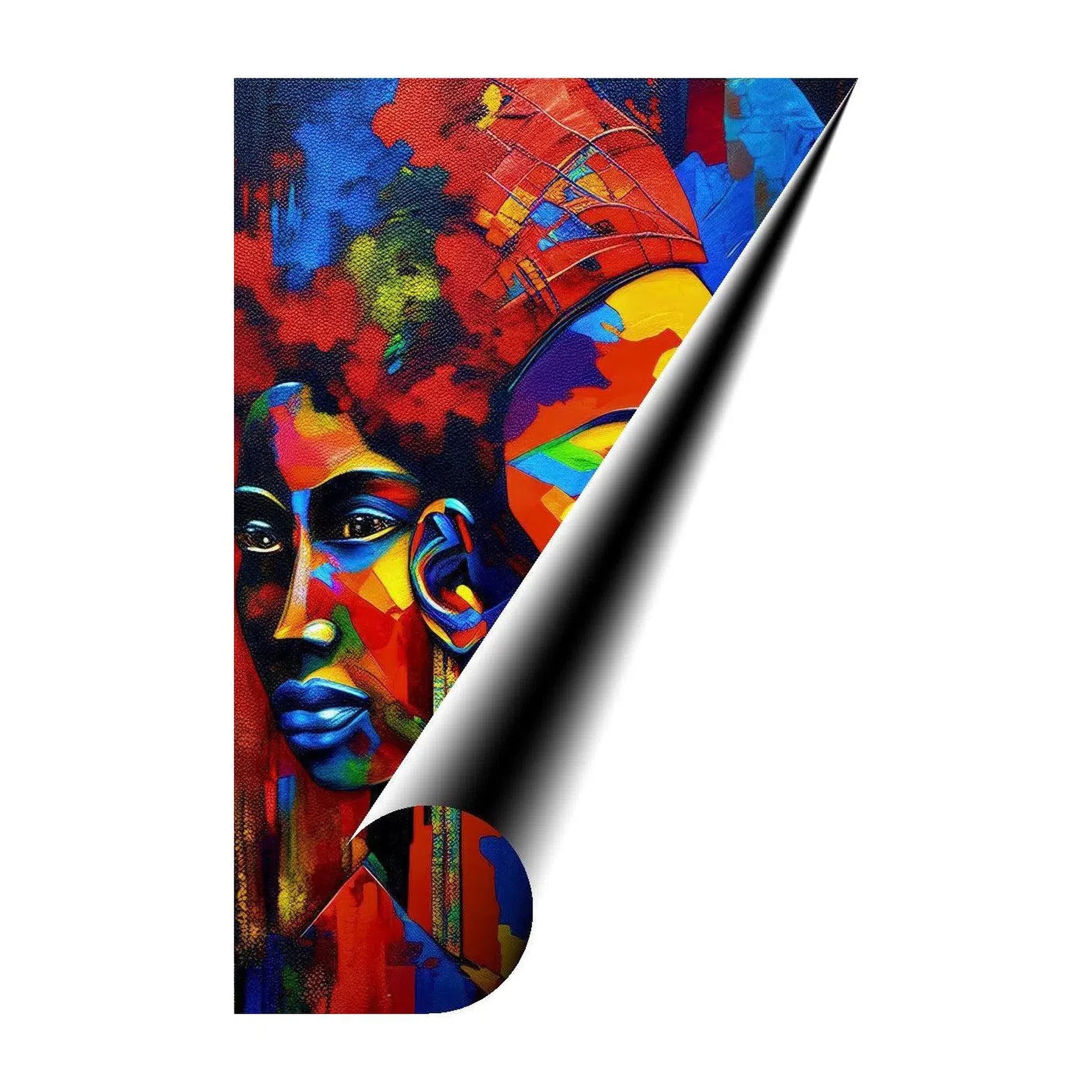 Desires Of Amusement, Ethnic Abstract Art Print 23127 Giclée Fine Art Matte Paper Print Visual Wall Art