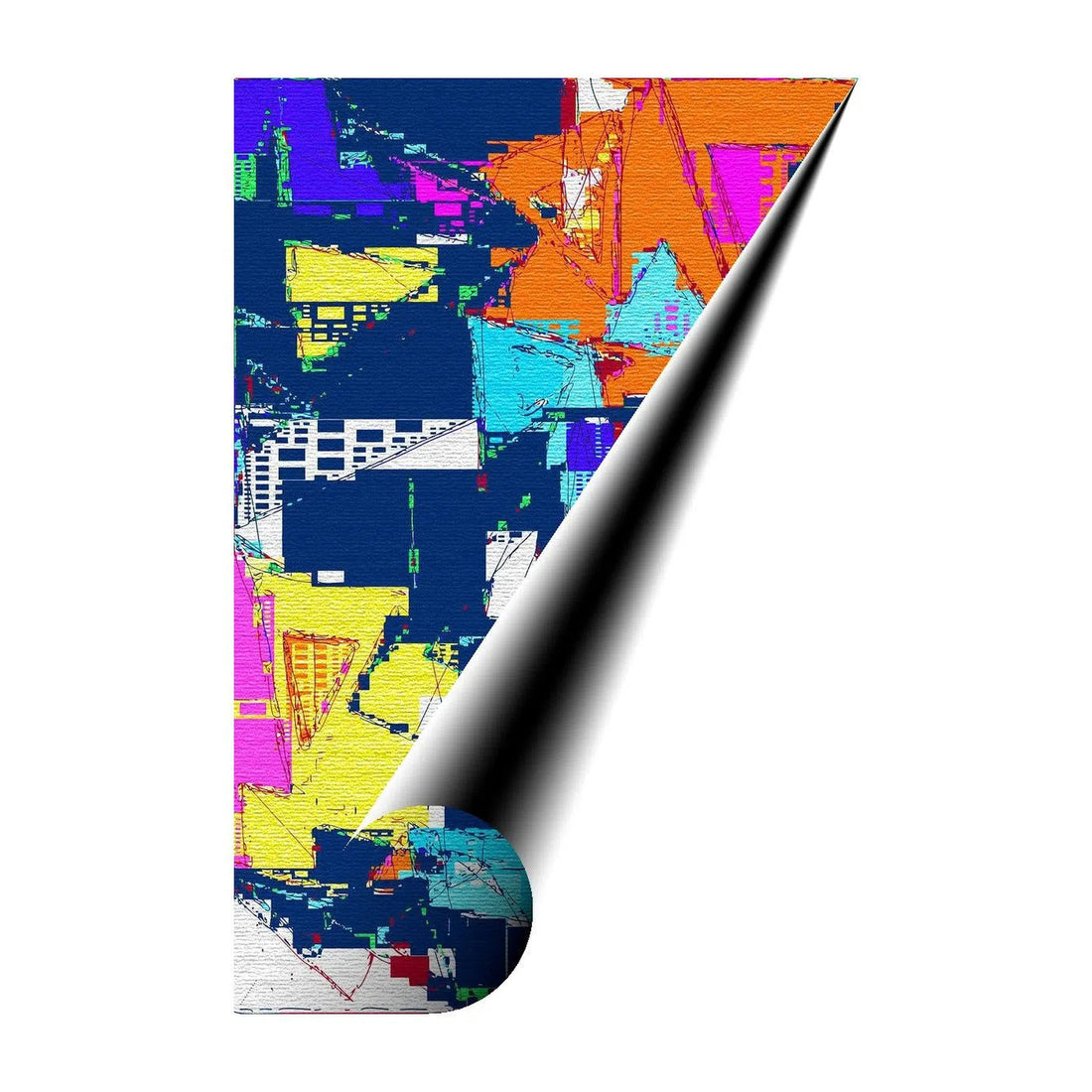 Disruption Abstract Art Print 23117 Giclée Fine Art Matte Paper Print Visual Wall Art