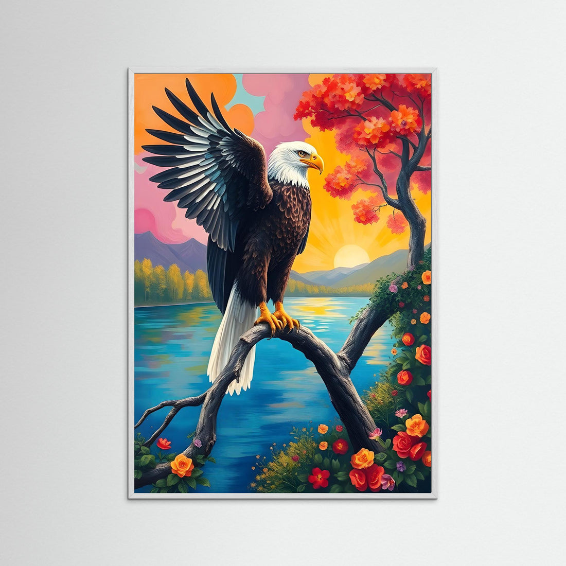 Jove Bald Eagle, Bird Art Print 34207