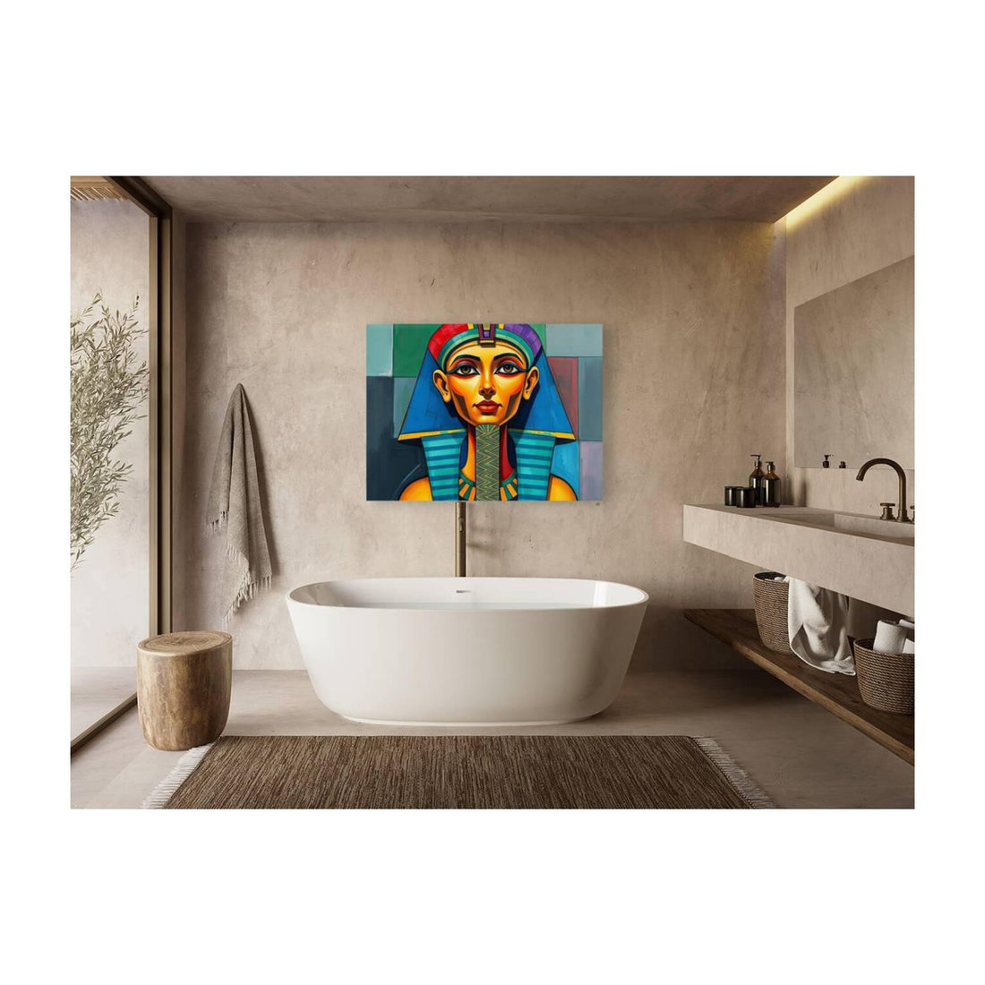 Egyptian Pharaoh Tutankhamun Tut, Art Print 43646 Visual Wall Art