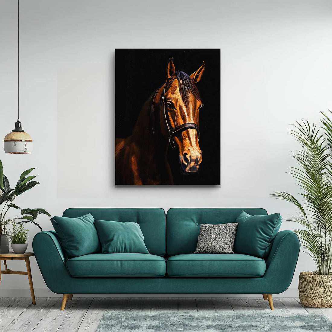 Elegant Equestrian Horse Giclée Print 456020 Visual Wall Art AR3:4V-AR4:5V Giclée Print