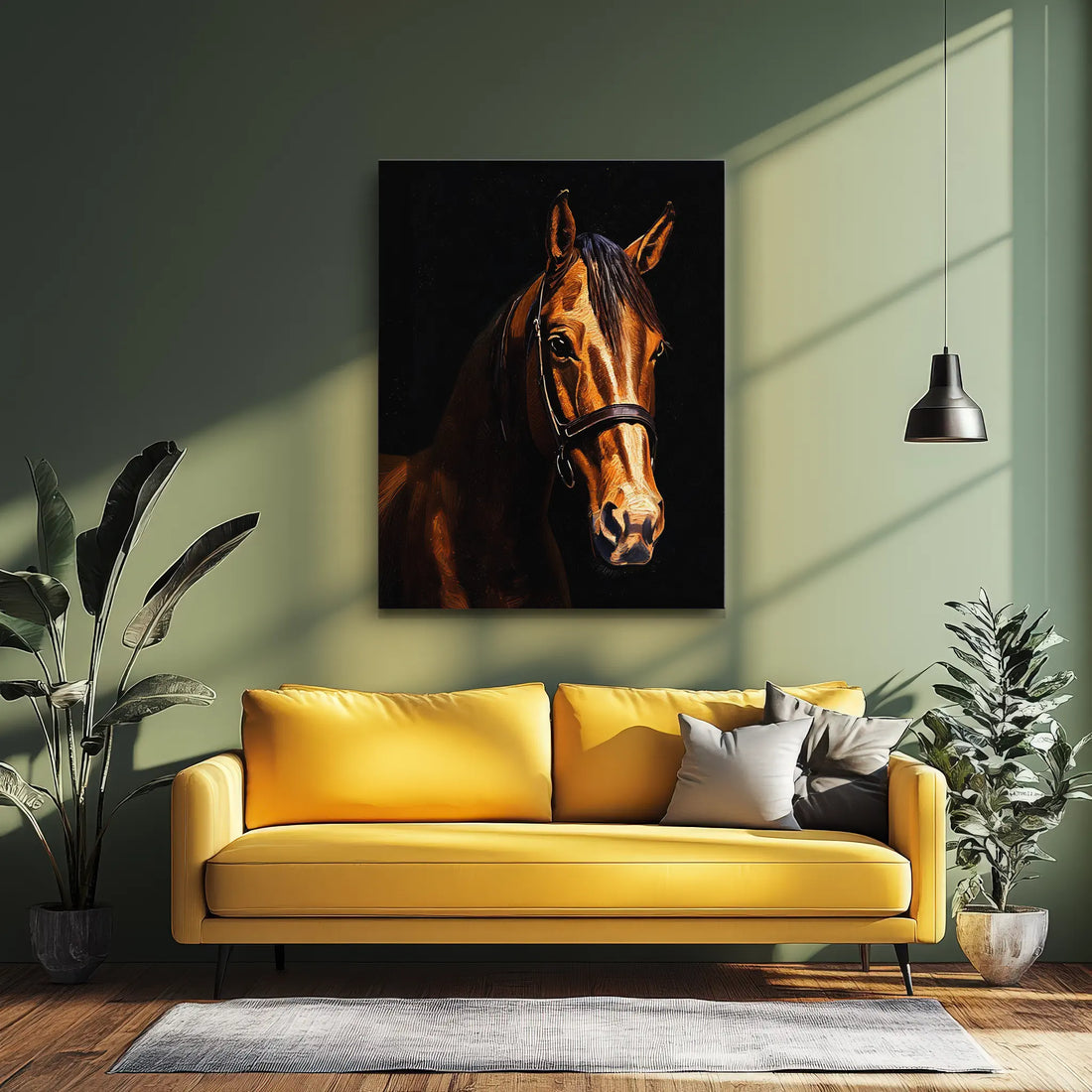 Elegant Equestrian Horse Giclée Print 456020 Visual Wall Art AR3:4V-AR4:5V Giclée Print