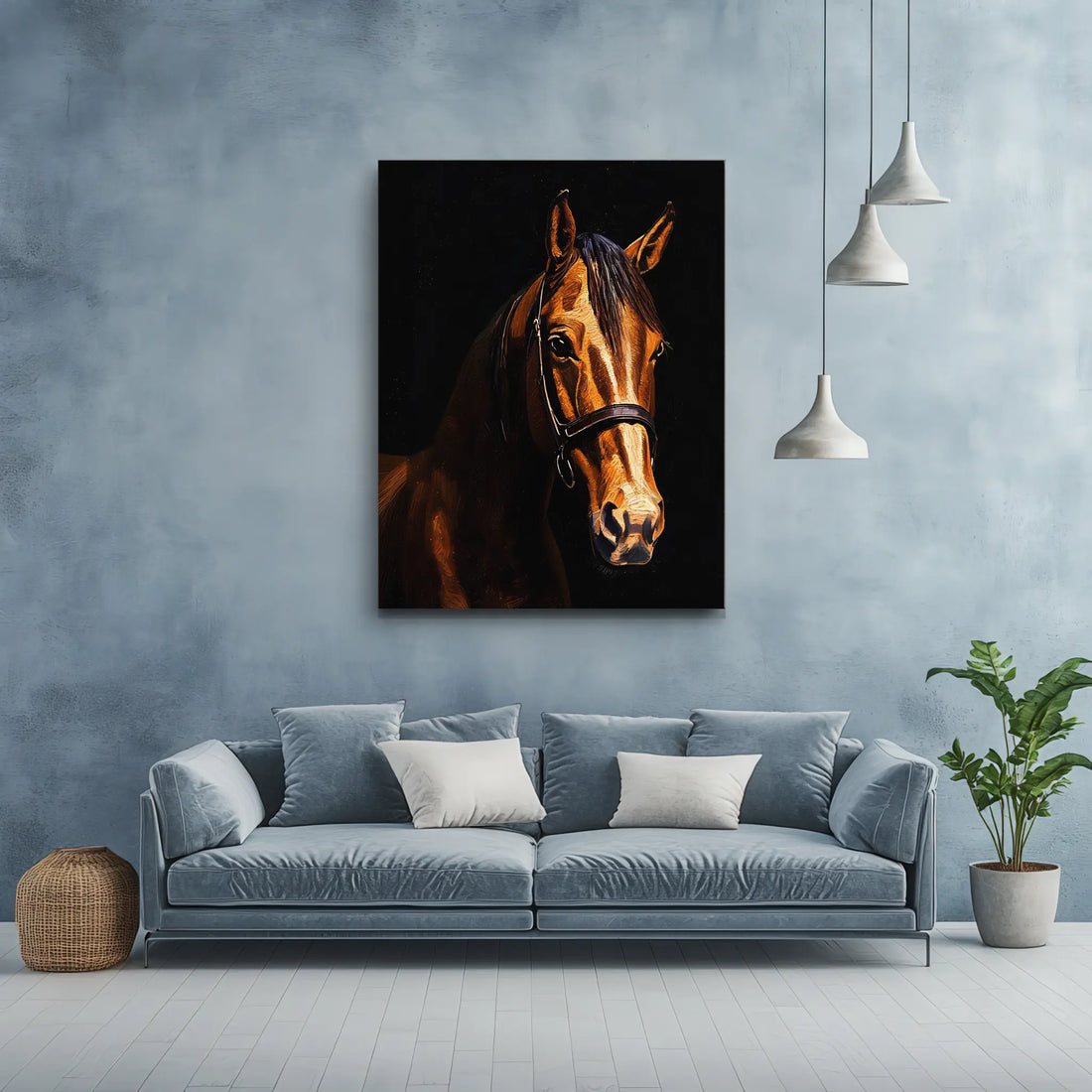 Elegant Equestrian Horse Giclée Print 456020 Visual Wall Art AR3:4V-AR4:5V Giclée Print