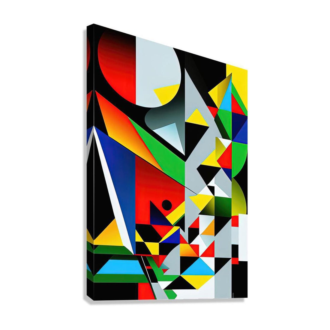 Epecting More, Abstract Art Print 23637 Giclée Stretched Canvas Print Visual Wall Art