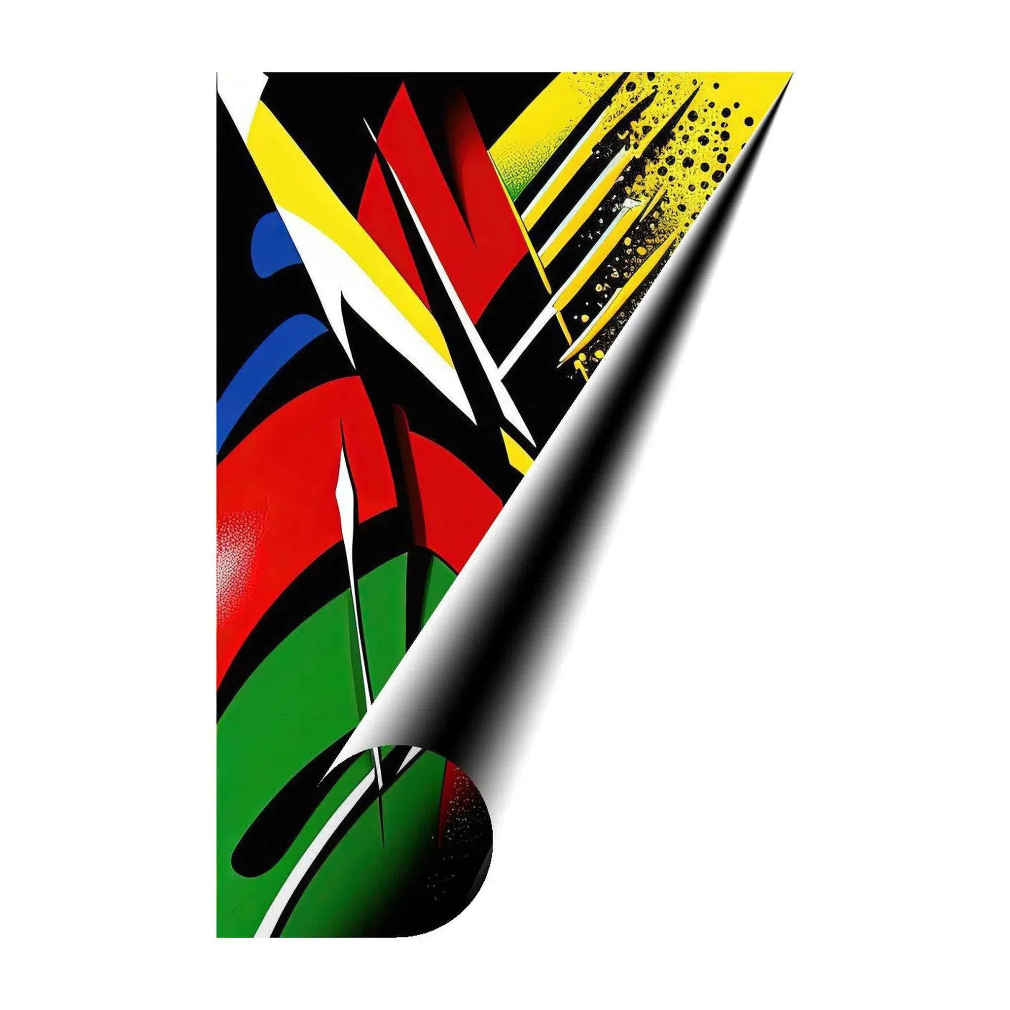 Evergreen, Abstract Art Print 23635 Giclée Fine Art Matte Paper Print Visual Wall Art