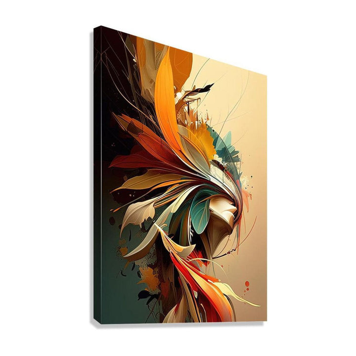 Evolution, Abstract Art Print 23622 Giclée Stretched Canvas Print Visual Wall Art