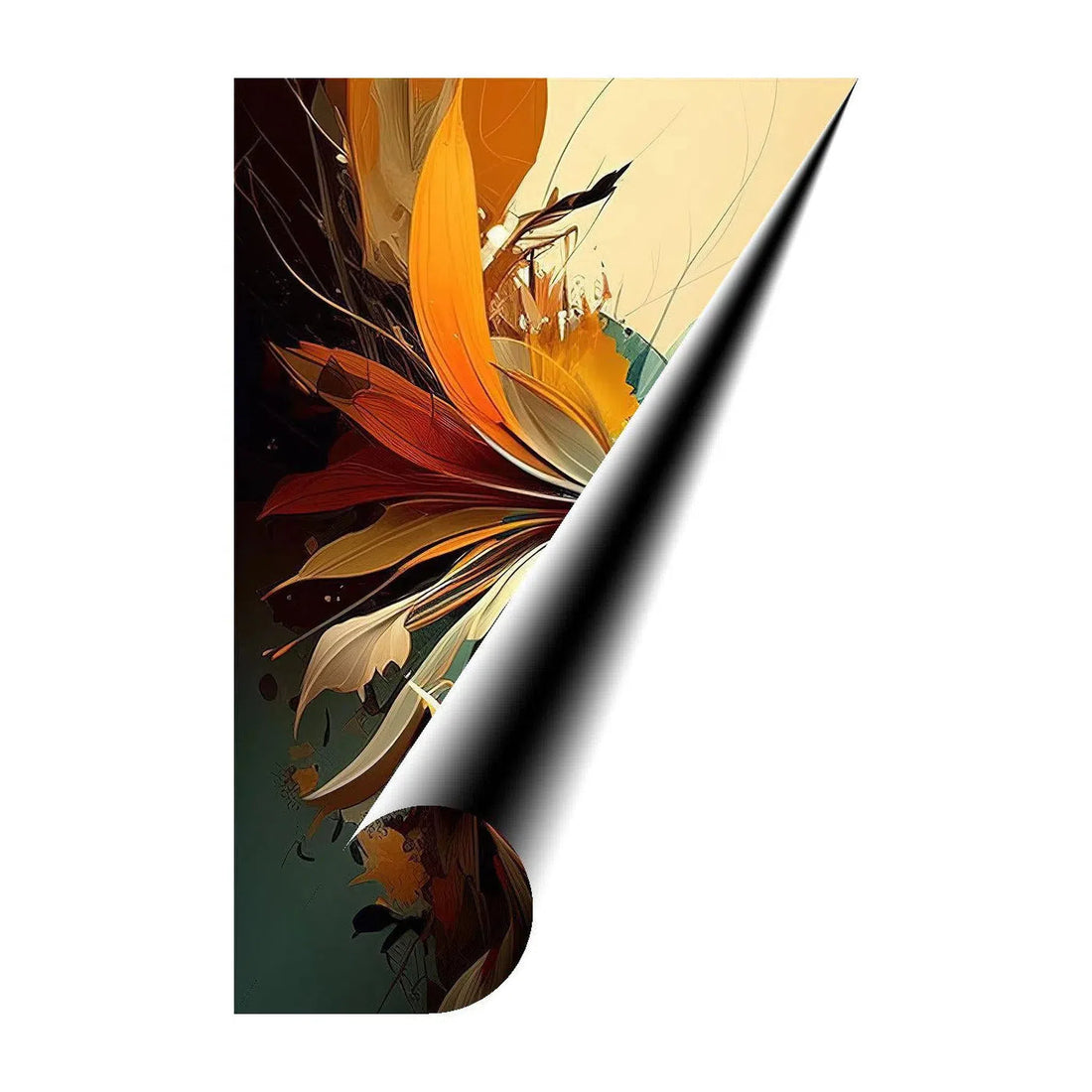 Evolution, Abstract Art Print 23622 Giclée Rolled Canvas Print Visual Wall Art