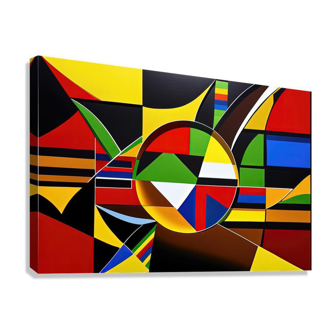 Existence, Abstract Art Print 32818 Giclée Stretched Canvas Print Visual Wall Art