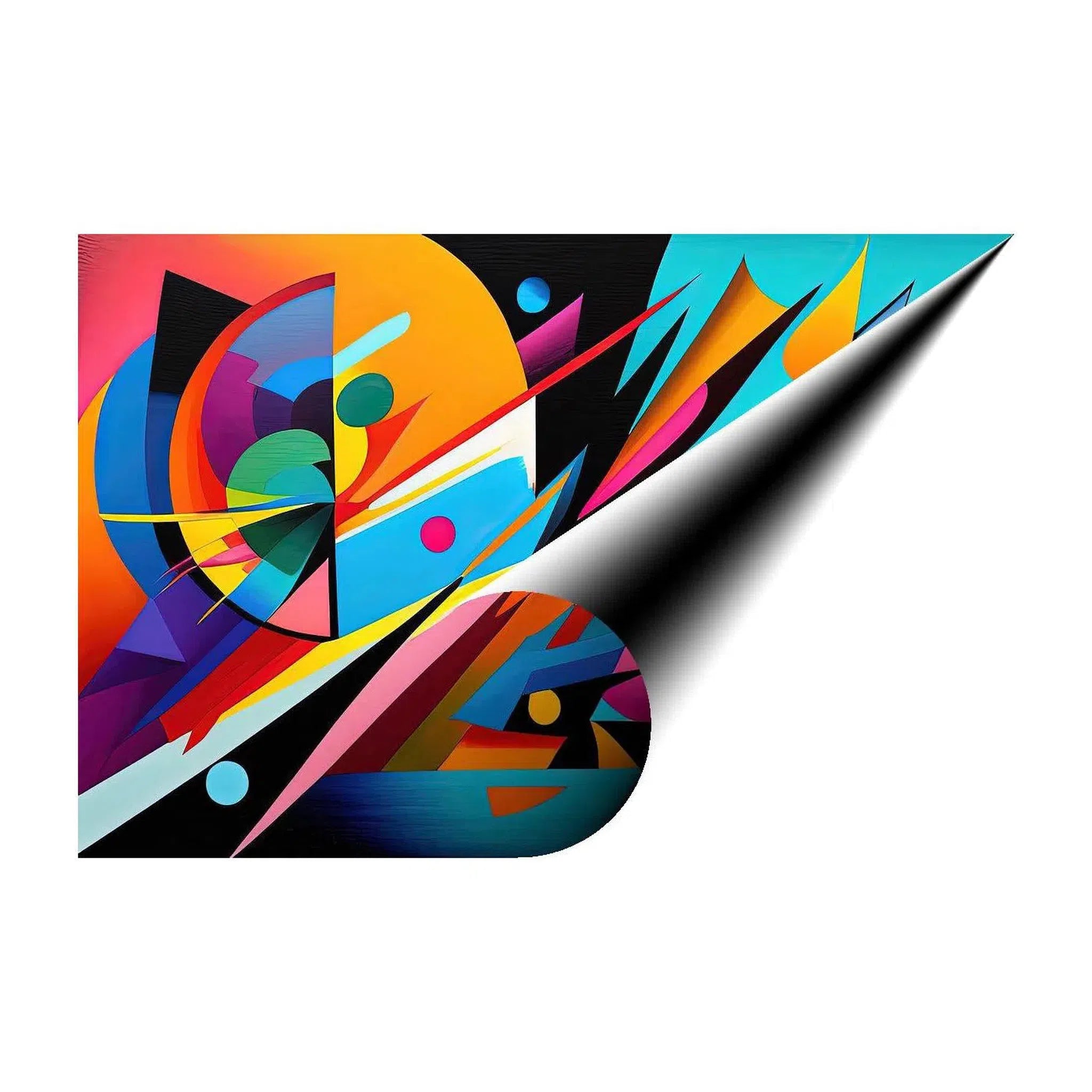 Expeditious, Abstract Art Print 32813 Giclée Fine Art Matte Paper Print Visual Wall Art