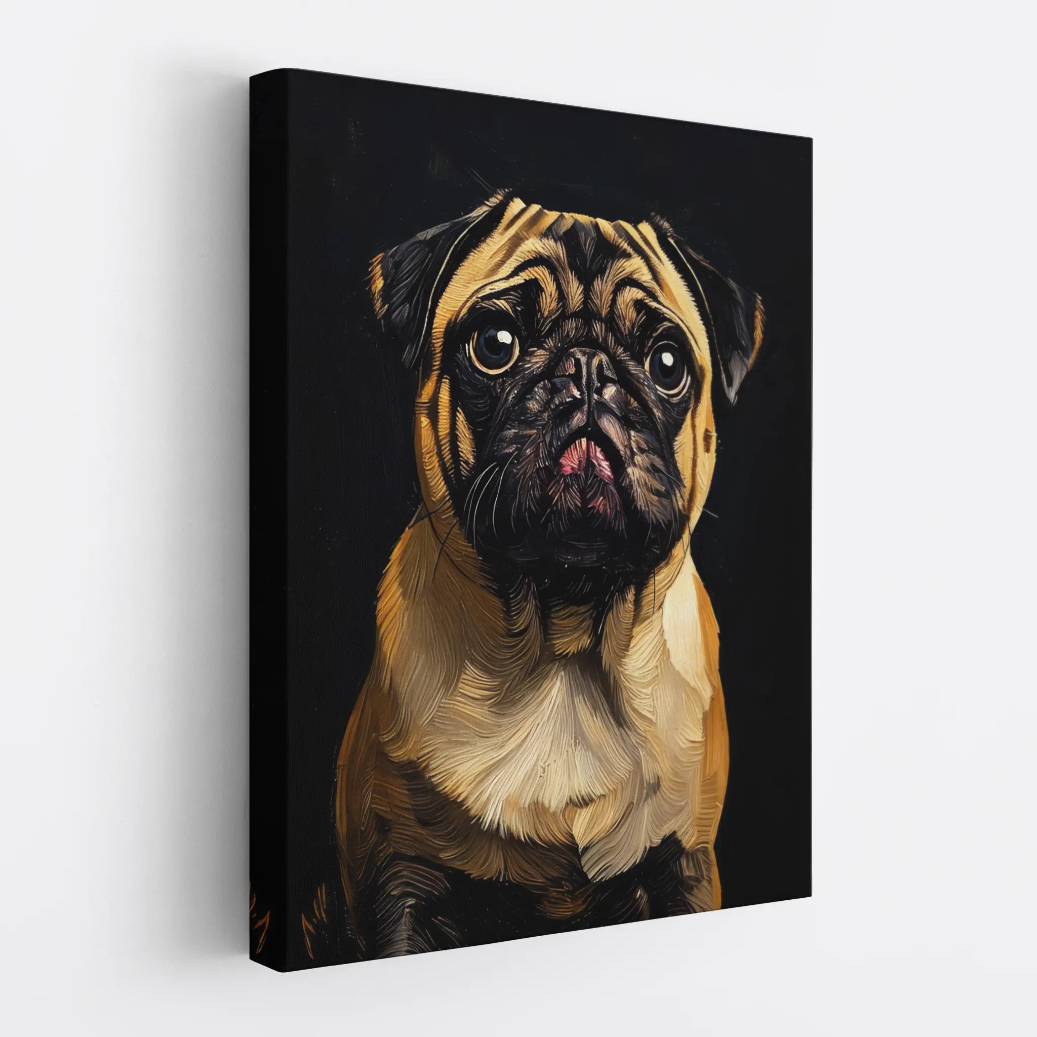 Expressive Pug Face Giclée Print 456023 Visual Wall Art AR3:4V-AR4:5V Giclée Print