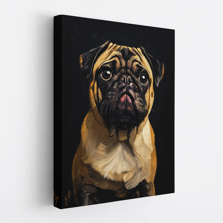 Expressive Pug Face Giclée Print 456023 Visual Wall Art AR3:4V-AR4:5V Giclée Print