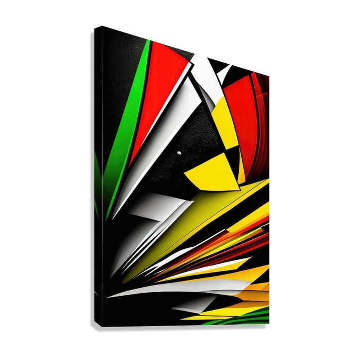 Extending, Abstract Art Print 23634 Giclée Stretched Canvas Print Visual Wall Art