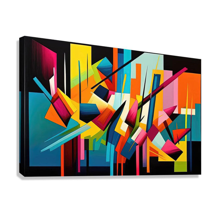 Fallen, Abstract Art Print 32814 Giclée Stretched Canvas Print Visual Wall Art